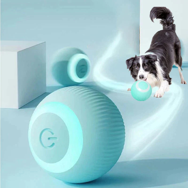 Electric Dog Toys Smart Puppy Ball Toys for Cat Small Dogs Funny Auto Rolling Ball Self-Moving Puppy Games Toys Pet Accessories