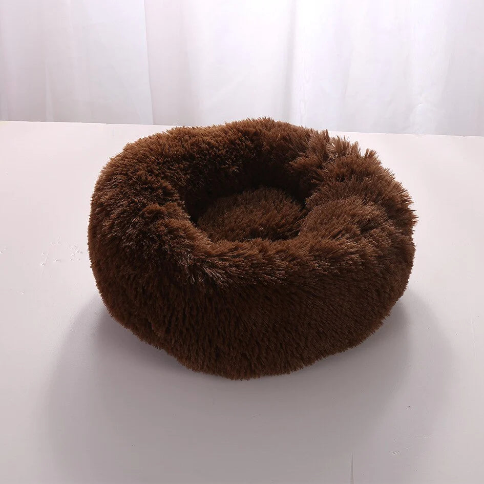 Super Soft Dog Bed Plush Cat Mat Dog Beds for Large Dogs Bed Labradors House round Cushion Pet Product Accessories