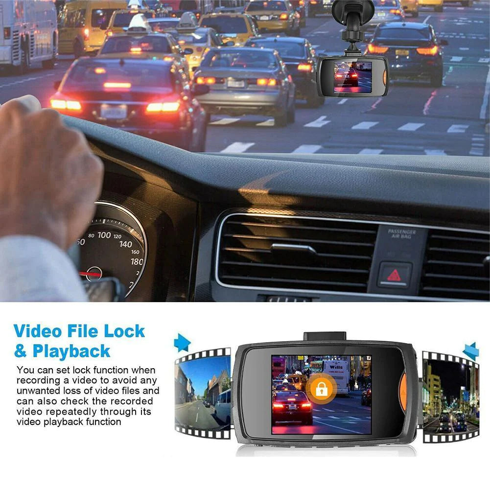 2.7'' Full HD 1080P Dash Cam Car DVR Front & Rear Camera Night Vision G-Sensor