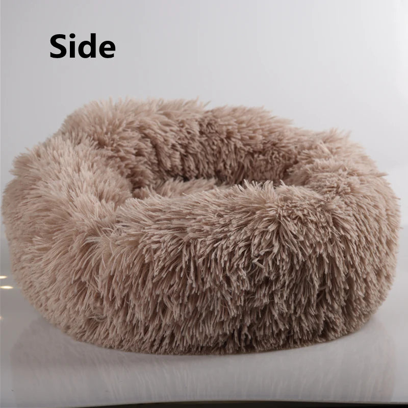 Super Soft Dog Bed Plush Cat Mat Dog Beds for Large Dogs Bed Labradors House round Cushion Pet Product Accessories