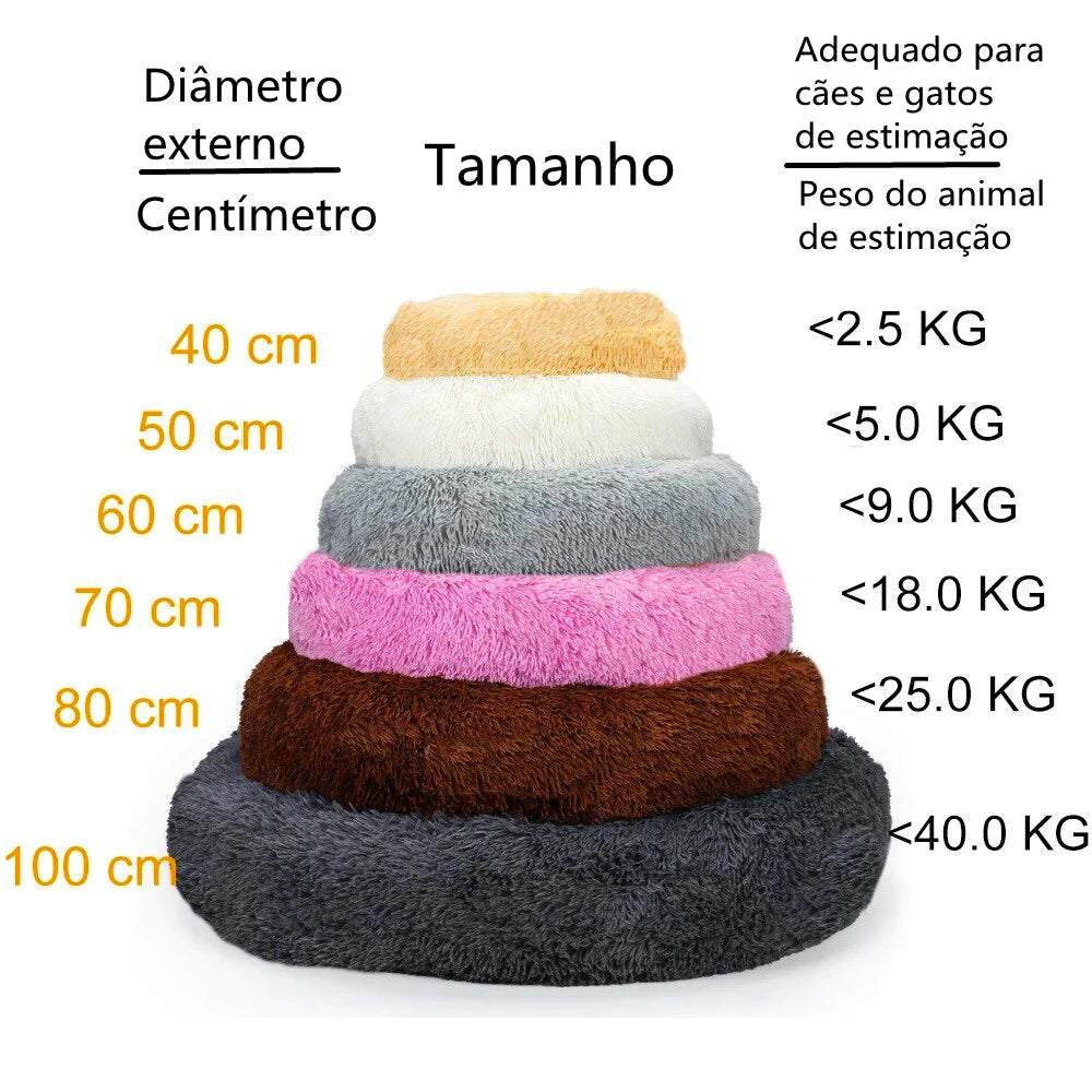 Super Soft Dog Bed Plush Cat Mat Dog Beds for Large Dogs Bed Labradors House round Cushion Pet Product Accessories