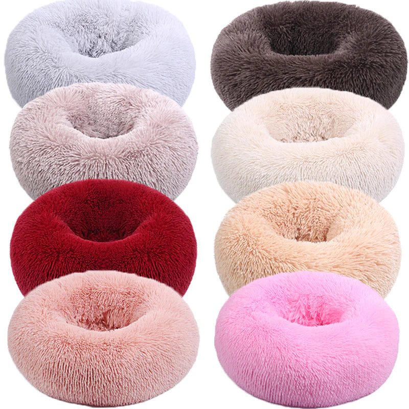 Super Soft Dog Bed Plush Cat Mat Dog Beds for Large Dogs Bed Labradors House round Cushion Pet Product Accessories